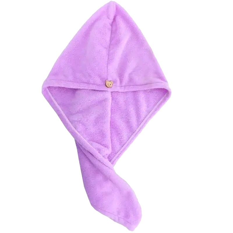 1Pc Microfiber Hair Towel Fast Drying Dryer Towel Women Wrap Head Absorption Water Bath Hat