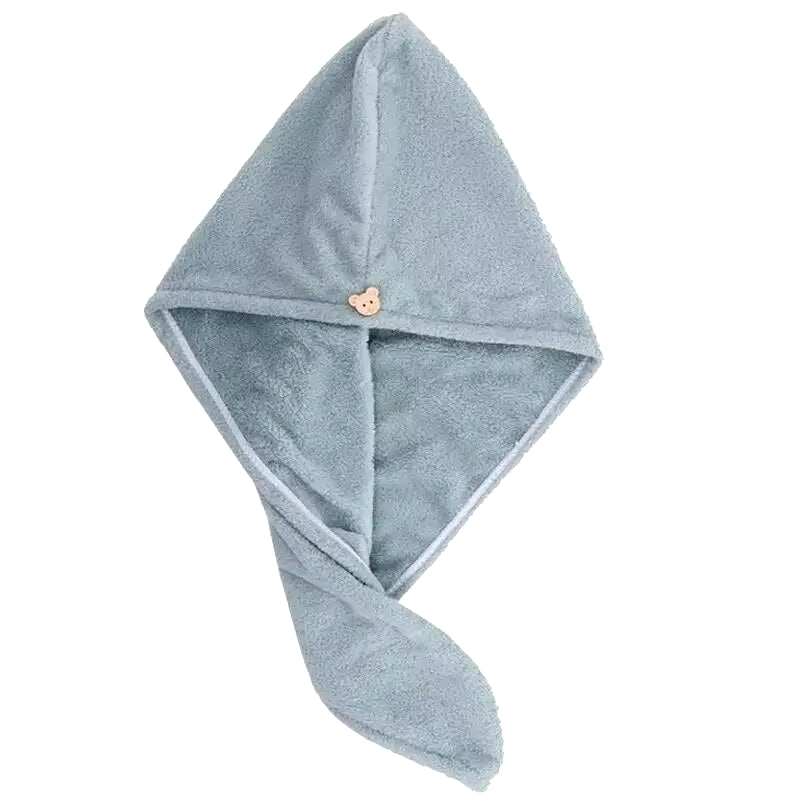 1Pc Microfiber Hair Towel Fast Drying Dryer Towel Women Wrap Head Absorption Water Bath Hat